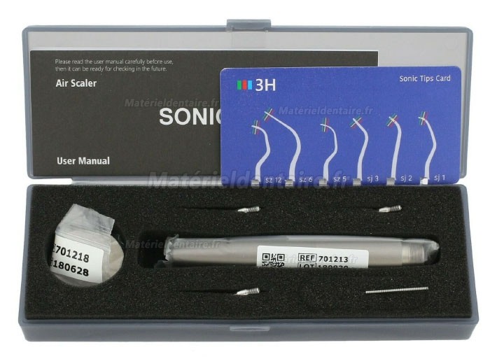 3H® Sonic SS-B2 Détartreur pneumatique dentaire 2 trous
